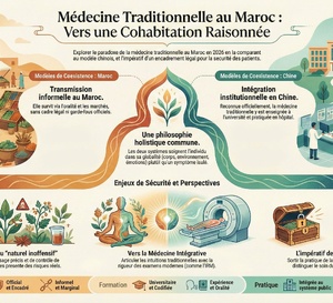 Infographie : Médecine traditionnelle, Maroc vs Chine !