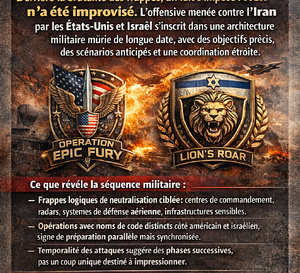 Une guerre préparée, planifiée, nommée