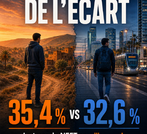 Le taux de NEET en milieu rural 35,4 % reste supérieur à celui des villes 32,6 %
