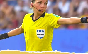 Stéphanie Frappart: première femme à arbitrer un match de la coupe du Monde