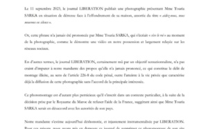 Touria Sarka : je demande au quotidien Libération des excuses et de retirer ma photo