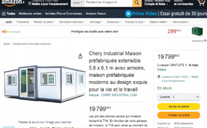 Amazon vend et livre des maisons pour moins de 200 000 DH