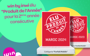 Pour la deuxième année consécutive, win by inwi est « Élu Produit de l’Année » 2024 !