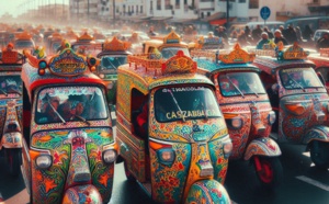 Casablanca, le boom des “mototaxis”