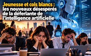 ​Jeunesse et cols blancs : les nouveaux désespérés de la déferlante de l’intelligence artificielle