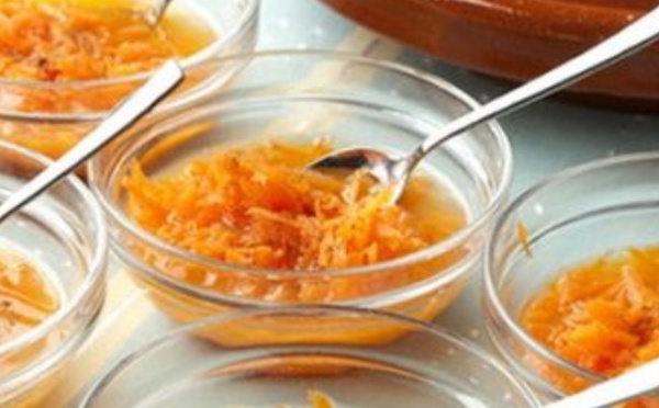 Salade : carottes râpées à l'orange