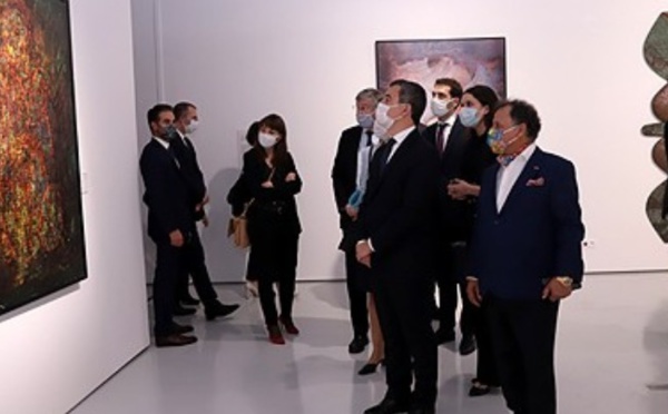 Gérald Darmanin salue le grand effort du souverain pour la promotion de la culture 