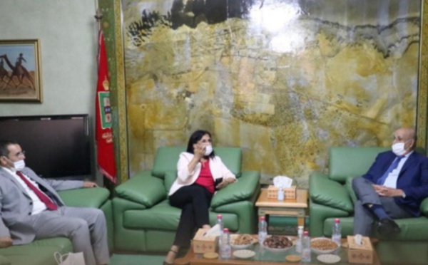 Ould Errachid accueille des responsables du CNDH à Laâyoune