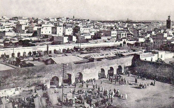 Rabat avant la construction du marché central
