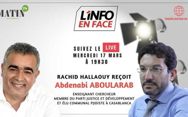L'Info en Face avec Abdenabi Aboularab du PJD