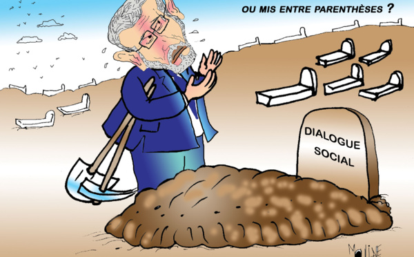 Dialogue social parmi les décédés du Covid 