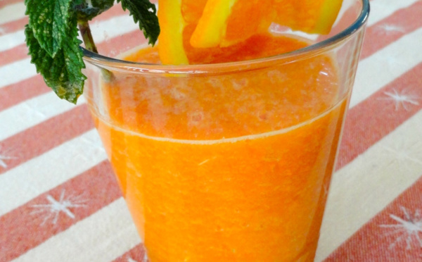 Jus de carottes à l’orange