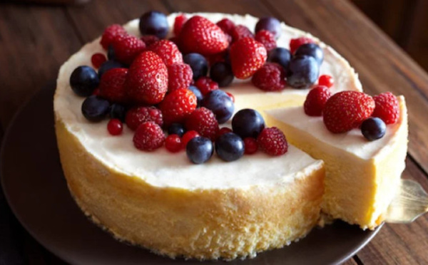 Gâteau au mascarpone et à la fleur d'oranger