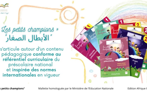 « Les petits champions », la mallette de préscolaire homologuée de la Fondation Zakoura