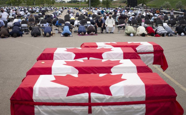 Canada : Funérailles publiques de la famille musulmane tuée en Ontario