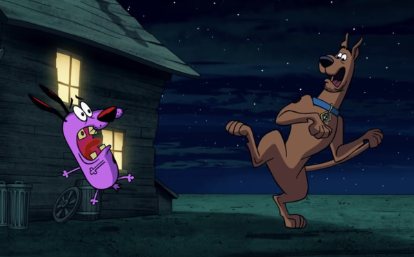 Courage the Cowardly rencontre avec ScoobyDoo dans un nouveau film !