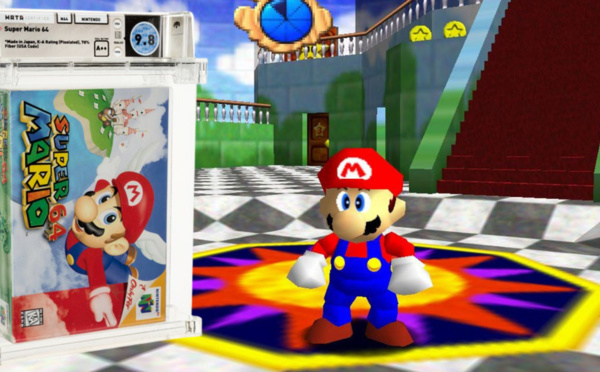 Super Mario : Une cartouche vendue à 1,3 millions d'euros aux enchères !