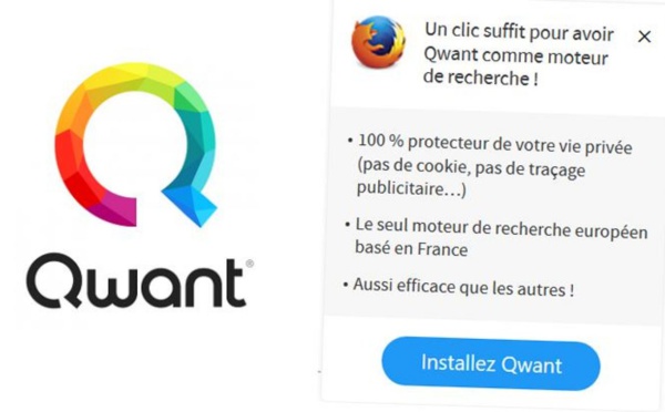 Qwant est disponible comme navigateur par défaut sur iOS