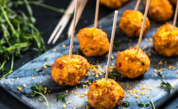 Boulettes de poulet à l'abricot