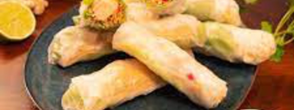 Rouleaux de printemps au poulet fumé