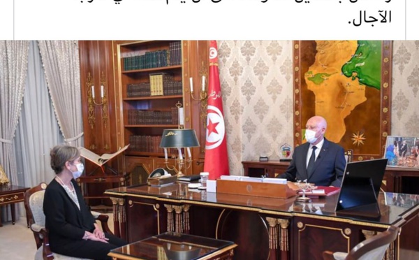 Kais Saied a chargé pour la première fois une femme de former un gouvernement en Tunisie