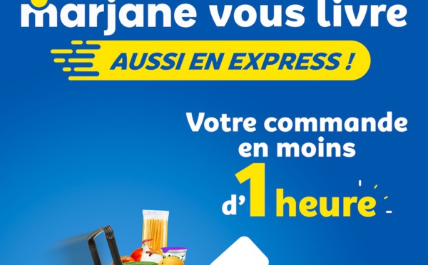Marjane lance la "livraison express" sur son application mobile