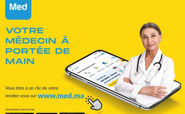 La plateforme médicale de prise de rendez-vous en ligne MED débarque au Maroc