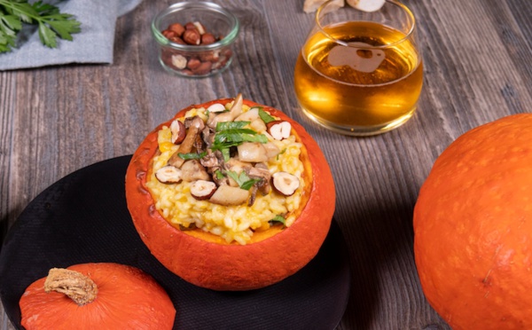 Risotto d’automne : risotto de potimarron