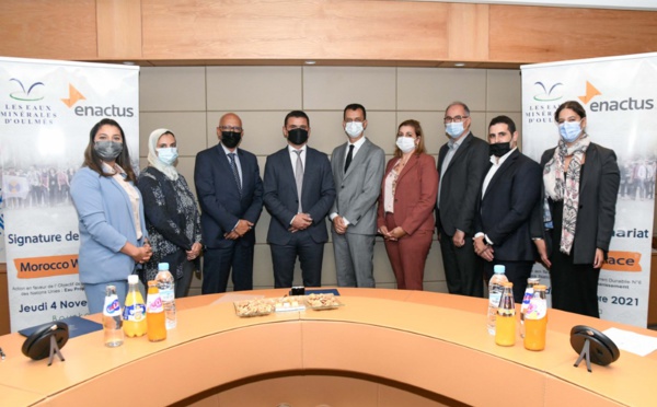 "Morocco Water Race" : engagement pour l'eau entre "Les Eaux Minérales d’Oulmès" et "Enactus"