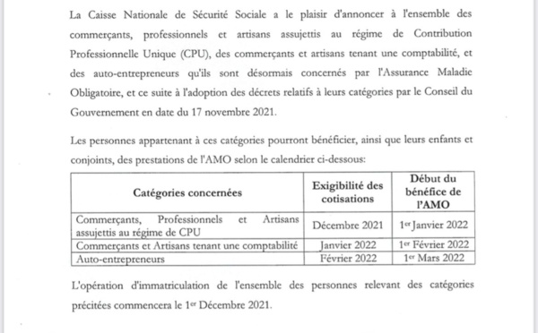 Les décrets de l'assurance médicale publiés 