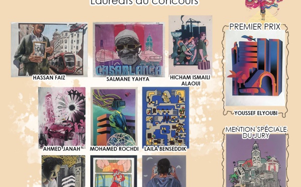 « Street Art » décerne le 1er prix à Youssef El Youbi pour sa maison colorée