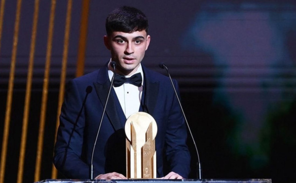 Ballon d'Or 2021 : Pedri s'adjuge le trophée Kopa de meilleur jeune