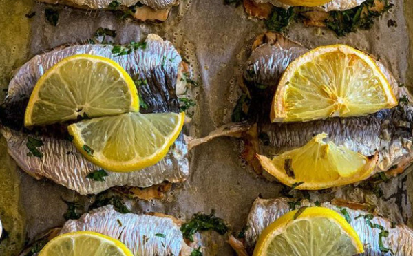 Filets de sardines persillés au four