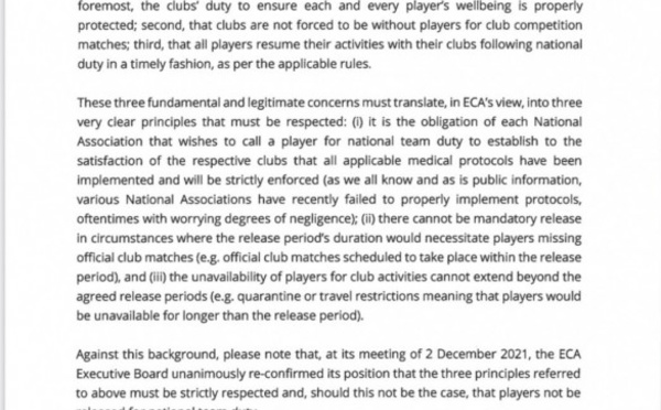 Les clubs européens refusent de libérer leurs joueurs, la CAN est menacée