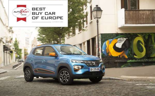 Dacia Spring élue “Best Buy Car of Europe 2022”