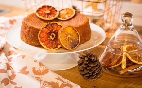 Gâteau aux clémentines et à la cannelle