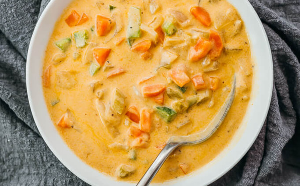 Recette : soupe aux légumes pour combattre le rhume