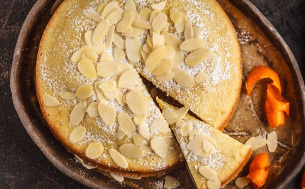 Gâteau aux amandes et à la mandarine