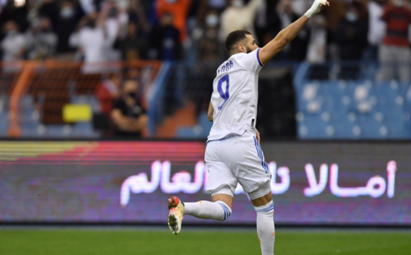 Benzema porte le Real Madrid vers sa 12e Supercoupe d'Espagne