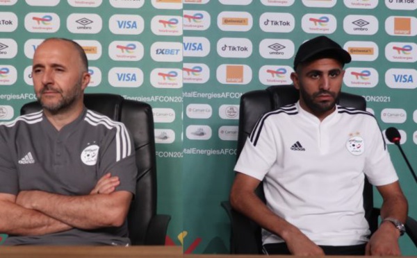 Belmadi/Mahrez  (Algérie) : « on doit prouver qu’on peut gagner »