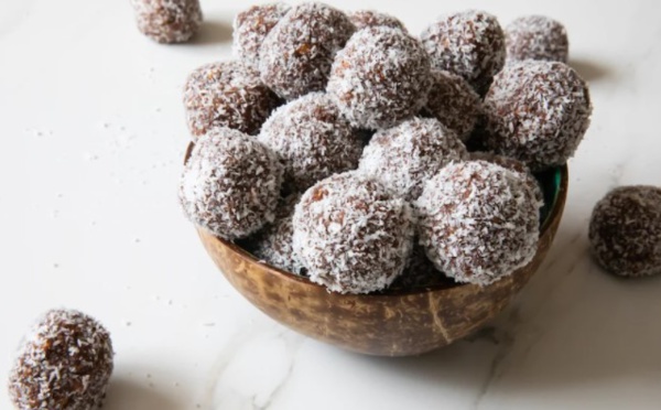 Boules au chocolat et à la noix de coco