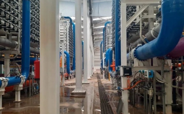 L'usine de dessalement d'eau de mer démarre à Agadir