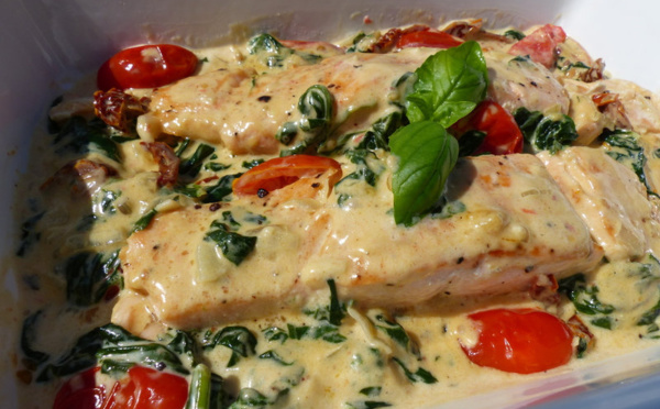 Recette de Saumon à la Toscane