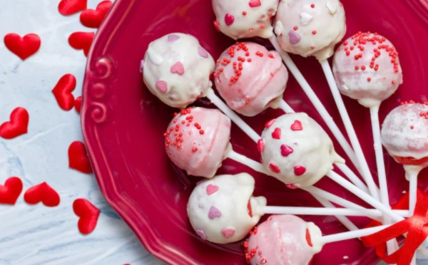 Des cake pops pour la Saint-Valentin