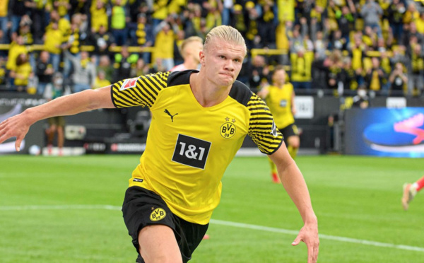 Le buteur Haaland indisponible pour Dortmund contre les Rangers