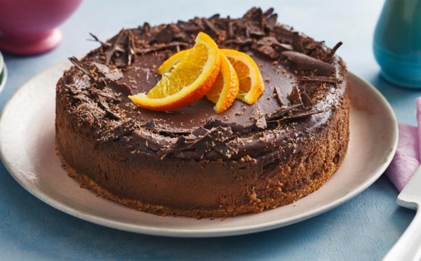 Cheesecake à l'orange et au chocolat