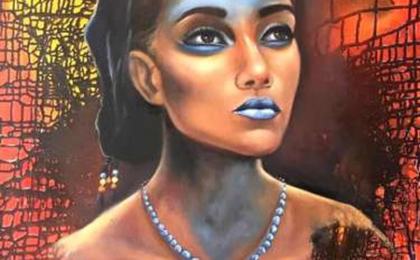 "Her Brush 4 Zhiliga’s Little Hands", une exposition de Fatna Chanane