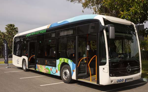 Rabat « Ville Lumière » essai réel du Bus Electrique e-Citaro 