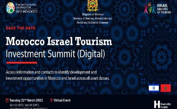 « Morocco Israel Tourism Investment Summit », le 22 mars