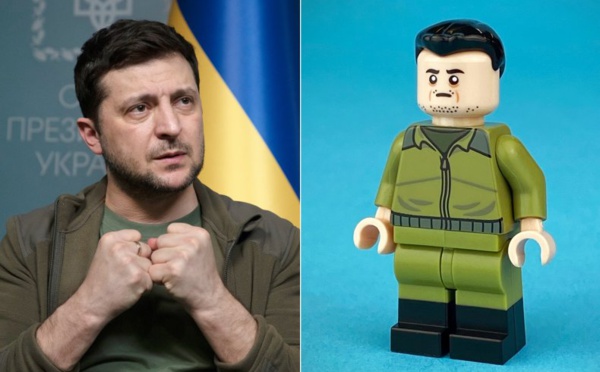 145.000 dollars récoltés pour l’Ukraine grâce à une figure Lego de Zelensky